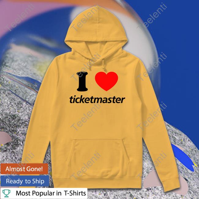 Jaymill3r I Heart Ticketmaster Hoodied Sweatshirt