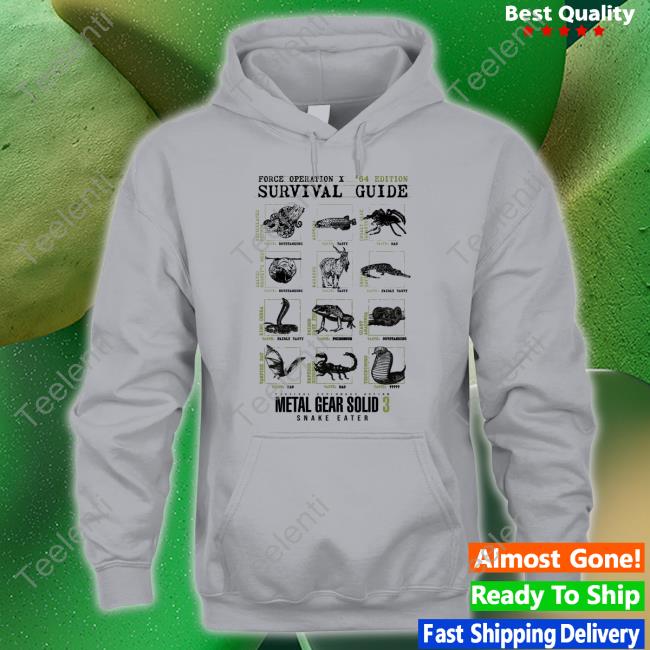 Konami Metal Gear Solid 3 Snake Eater Survival Guide Sweatshirt