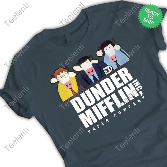 World's Best Boss This Is A Parody Dundermoofflin Inc Paper Cowpany Shirt