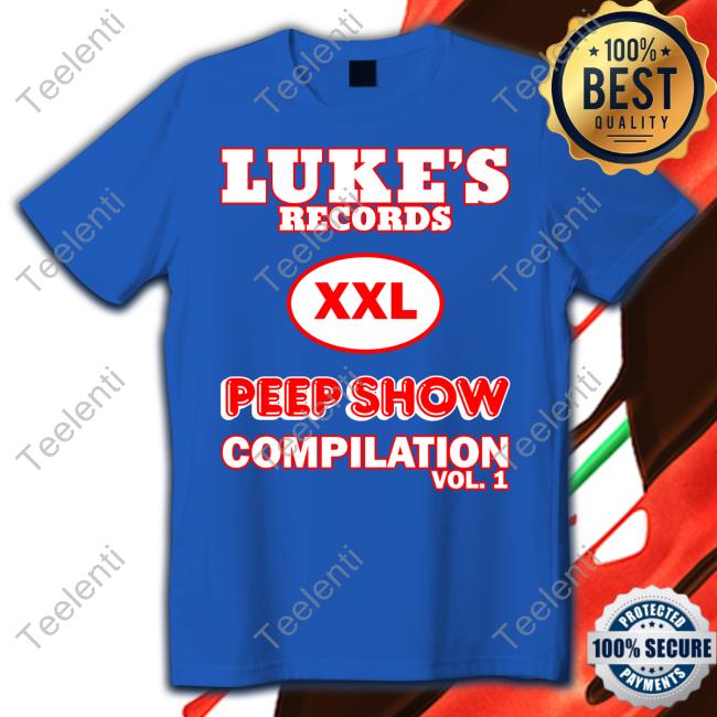 Luke's Records Xxl Peep Show Compilation Vol 1 Tee