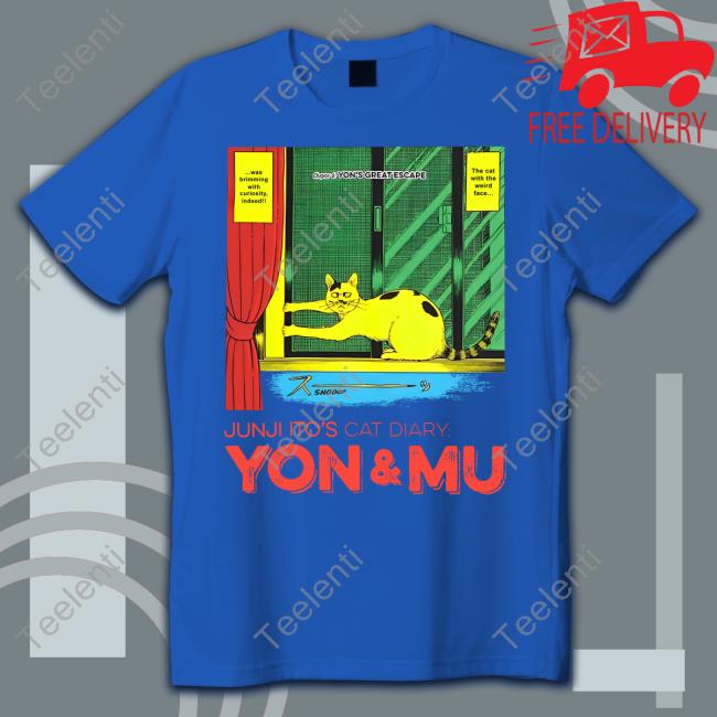 Official Junji Ito's Cat Diary Yon & Mu Shirt