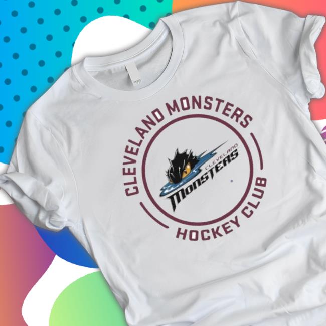 Cleveland Monsters Adult Faceoff Premium Short Sleeve Shirt