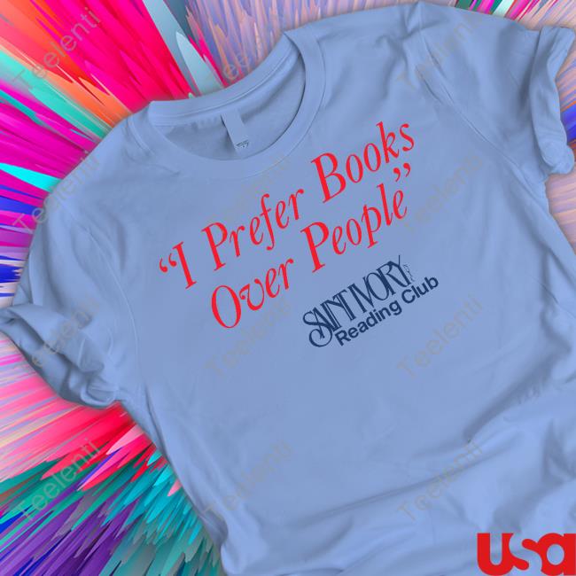 Leoninethings I Prefer Books Over People Reading Club T Shirt