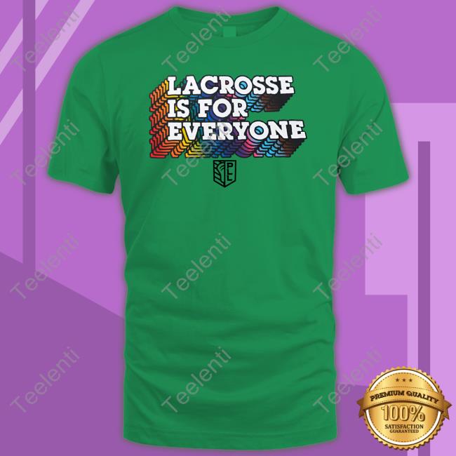 Lacrosse Is For Everyone Champion Pride Long Sleeve Tee