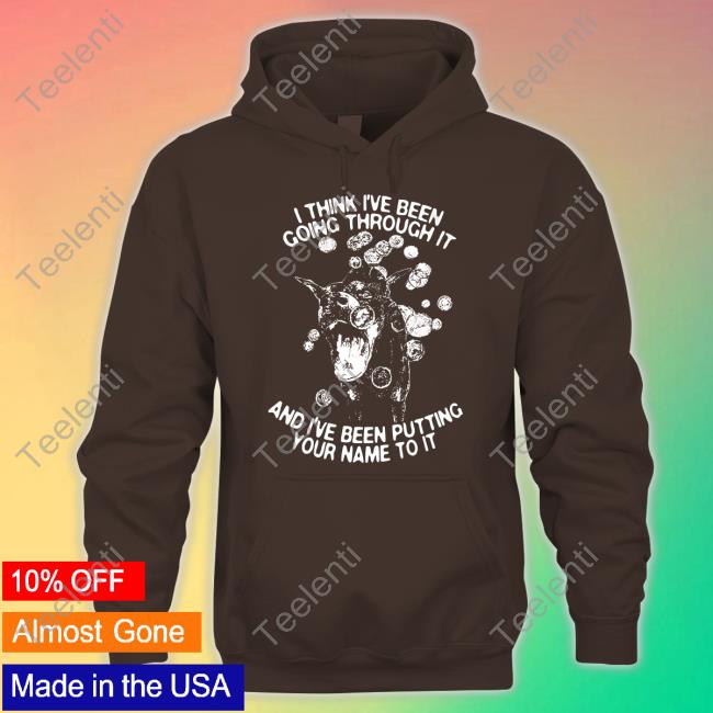 Official Fall Out Boy I Think I've Been Going Through It And I've Been Putting Your Name To It Hoodie