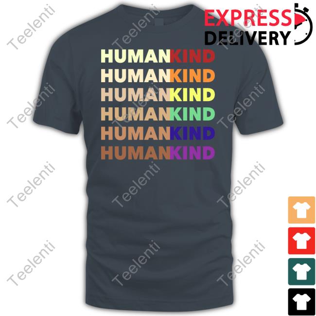 Humankind Pride Long Sleeve Tee Shirt Halle Berry